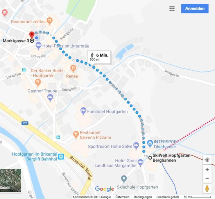 Appartement Der Buergerbote Zur Hohen Salve Hopfgarten im Brixental Εξωτερικό φωτογραφία